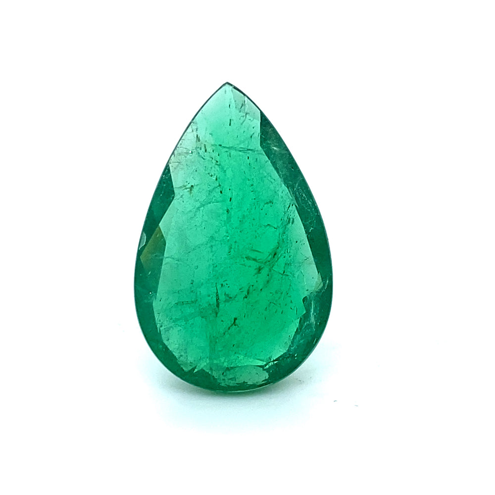 24.00x16.00x6.75mm Pear-shaped Emerald (1 pc 16.07 ct)