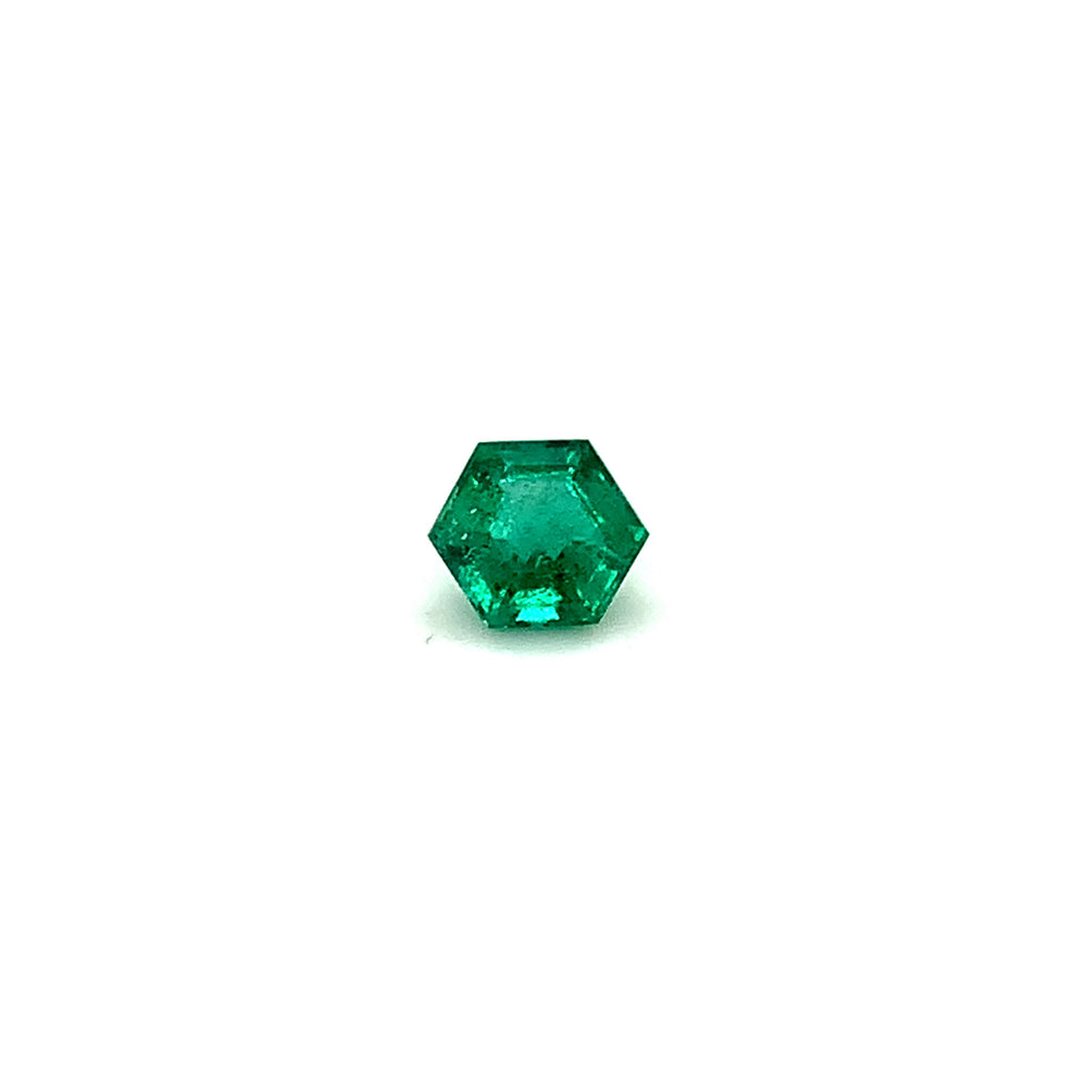 8.60x8.20x5.35mm Hexagonal Emerald (1 pc 2.18 ct)