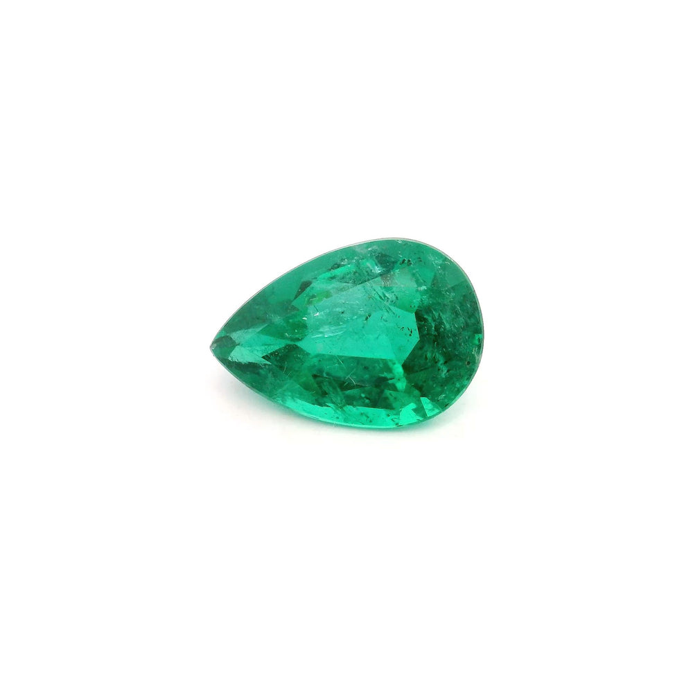 13.94x9.52x6.17mm Pear-shaped Emerald (1 pc 4.54 ct)