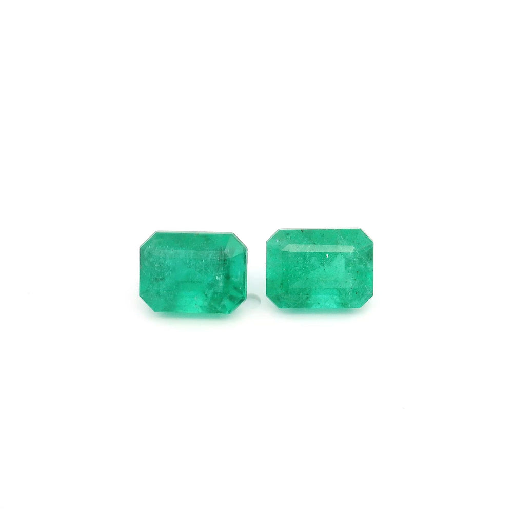 7.92x5.94x0.00mm Octagon Emerald (2 pc 3.51 ct)