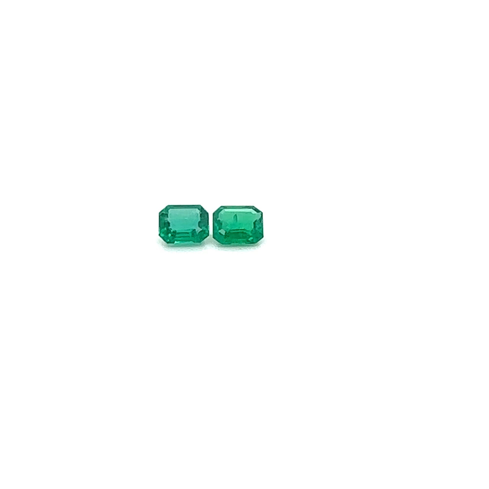 8.87x7.35x0.00mm Octagon Emerald (2 pc 4.63 ct)