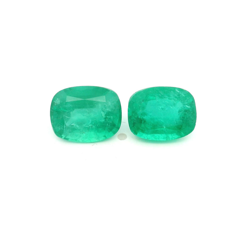 Cushion Emerald (2 pc 8.76 ct)