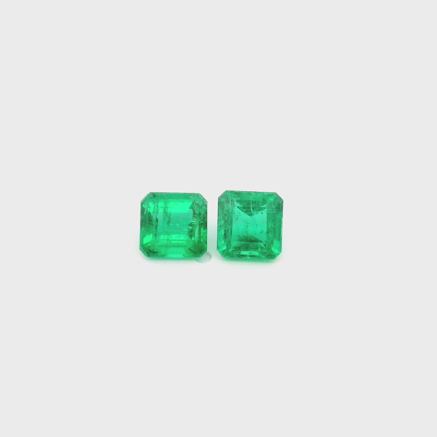 Octagon Emerald (2 pc 1.85 ct)