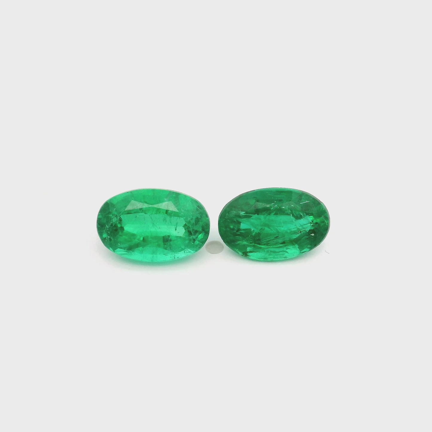 9.40x6.10x0.00mm Oval Emerald (2 pc 3.34 ct)