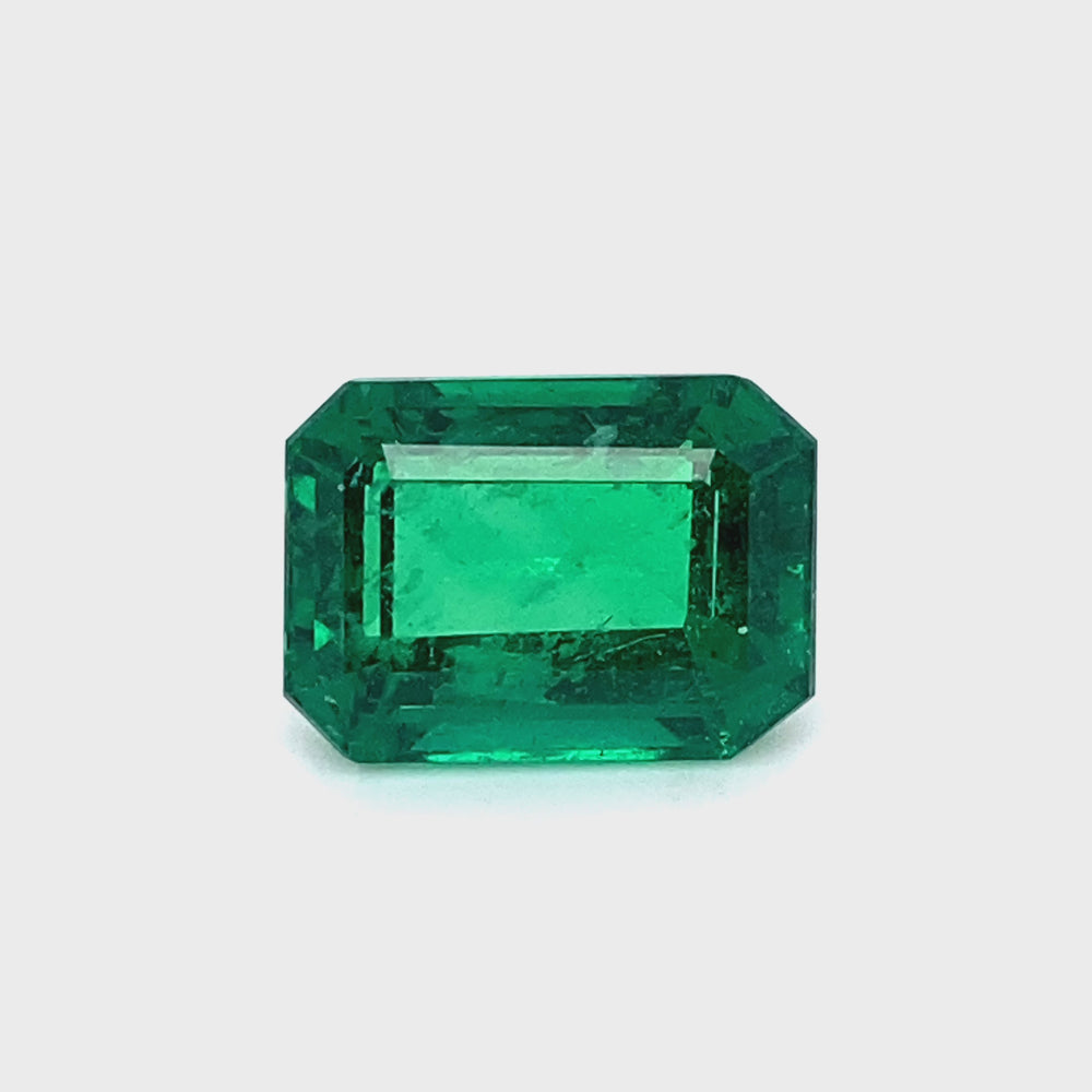 
                  
                    Load and play video in Gallery viewer, 14.19x10.33x7.53mm Octagon Emerald (1 pc 8.76 ct)
                  
                