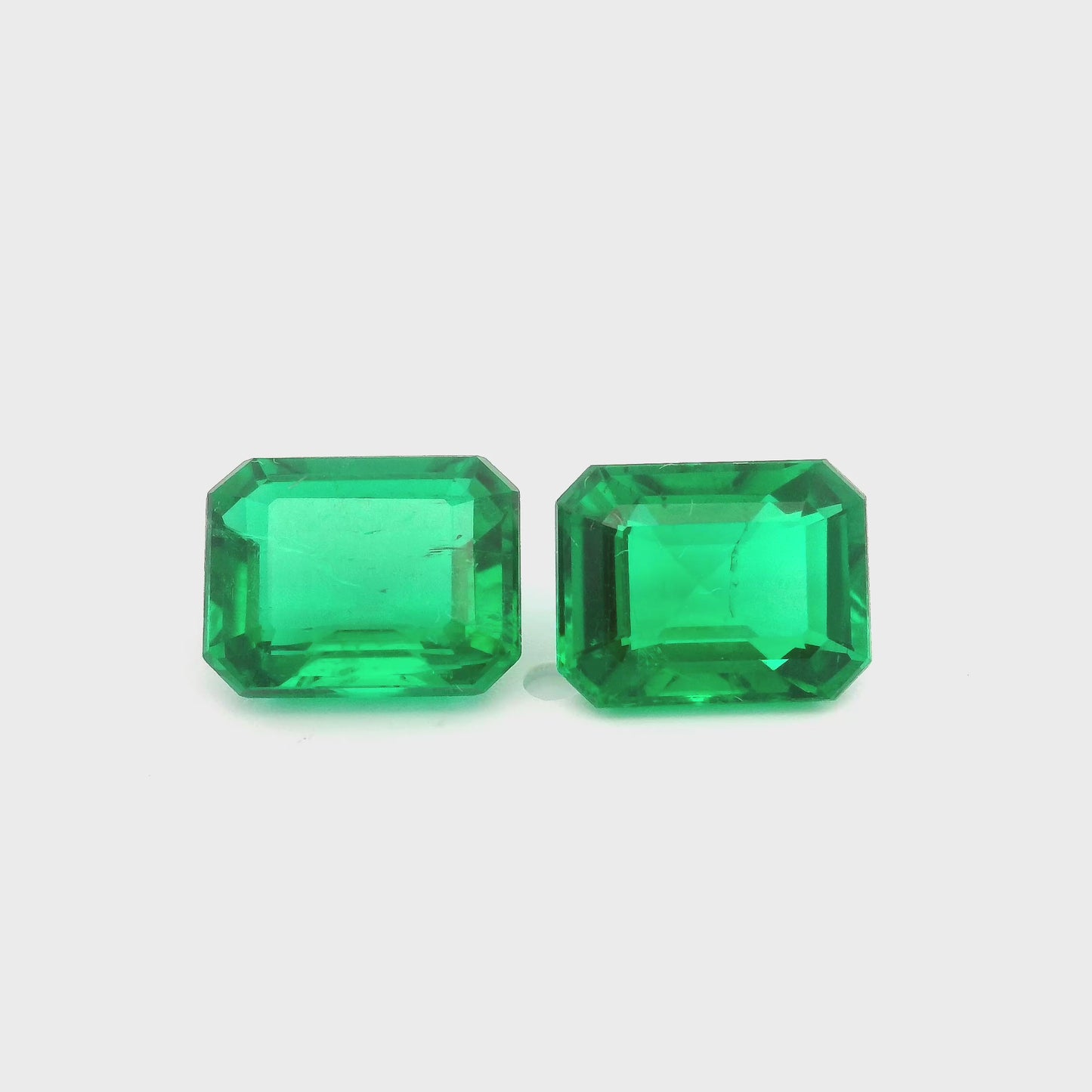 8.52x6.57x4.26mm Octagon Emerald (2 pc 3.59 ct)