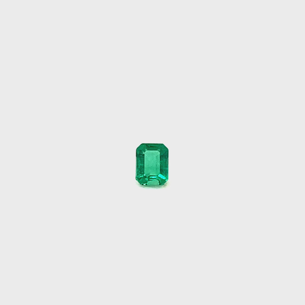 
                  
                    Load and play video in Gallery viewer, 4.98x3.88x2.68mm Octagon Emerald (1 pc 0.40 ct)
                  
                