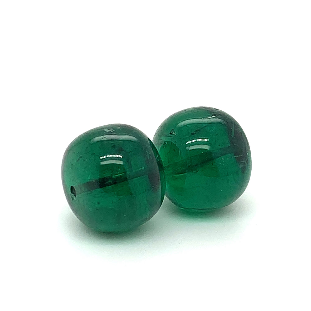 
                  
                    14.06x13.44x11.60mm Beads Emerald Pair (2 pc 36.29 ct)
                  
                