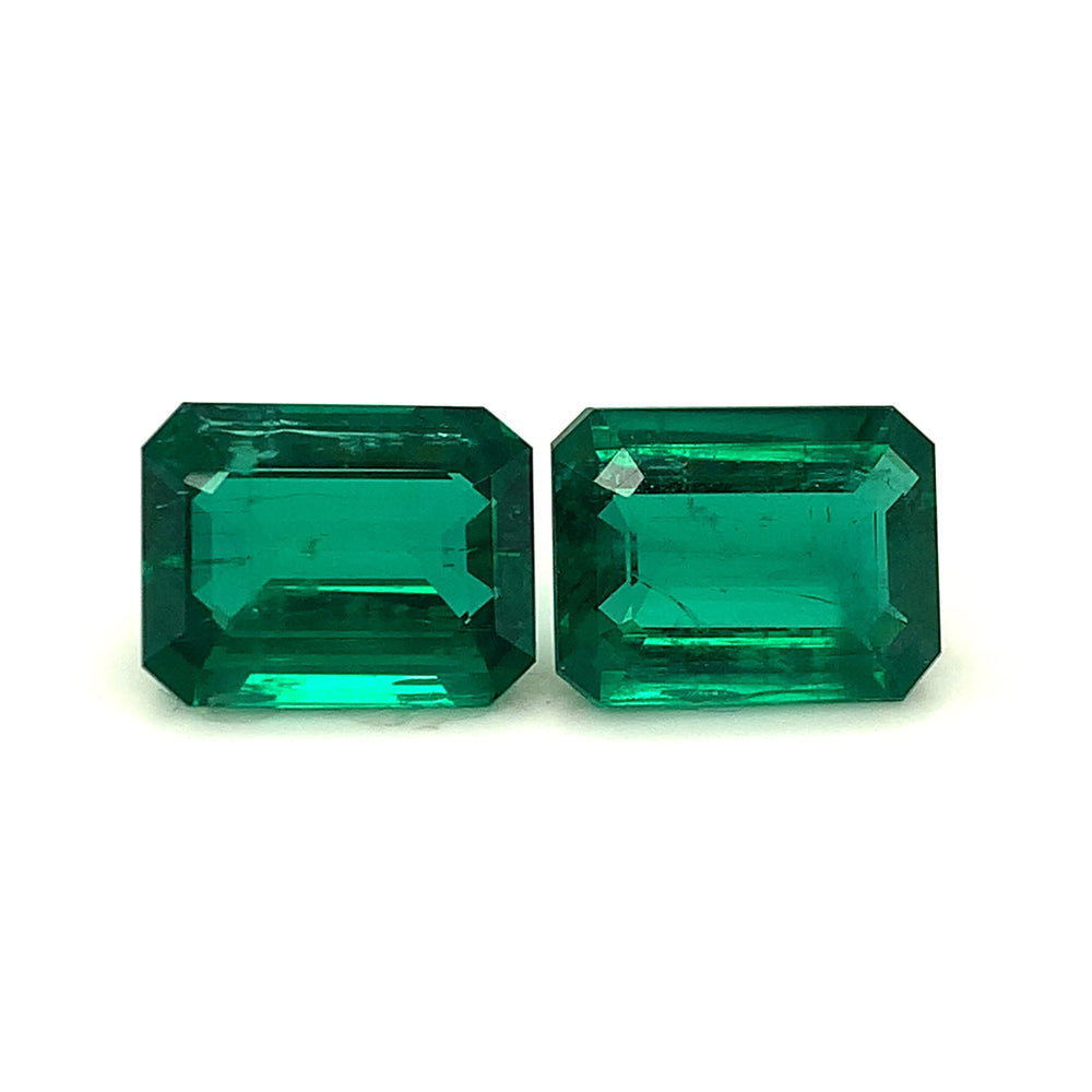 20.07x15.51x9.10mm Octagon Emerald (2 pc 40.05 ct)