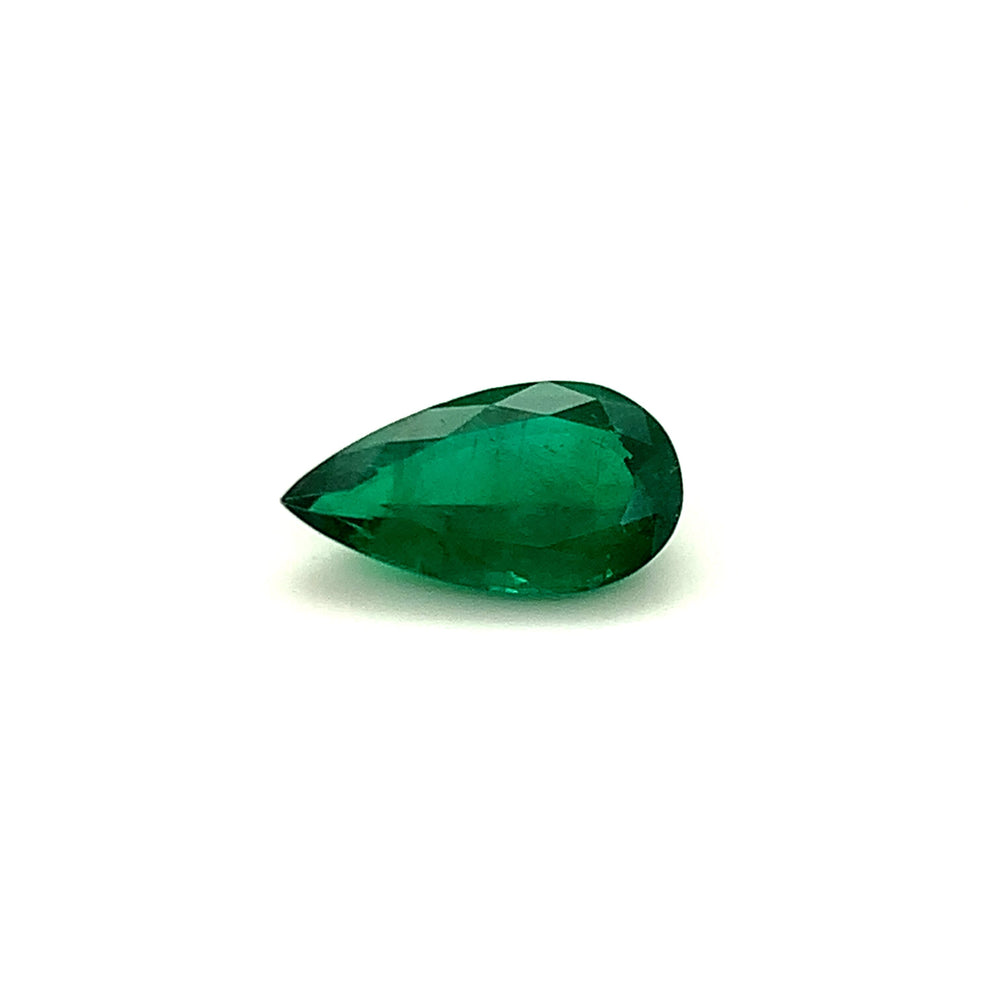 18.53x10.17x6.08mm Pear-shaped Emerald (1 pc 6.24 ct)