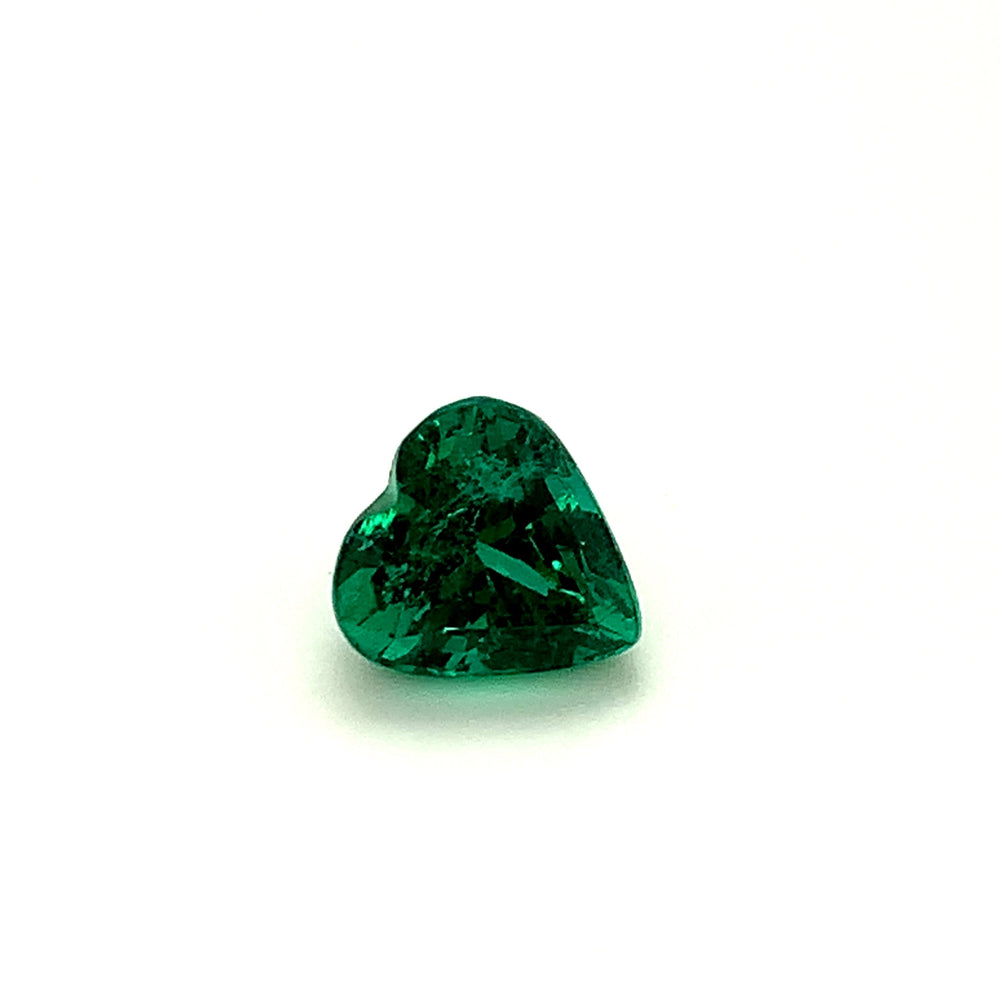 10.59x10.09x7.87mm Heart-shaped Emerald (1 pc 4.21 ct)