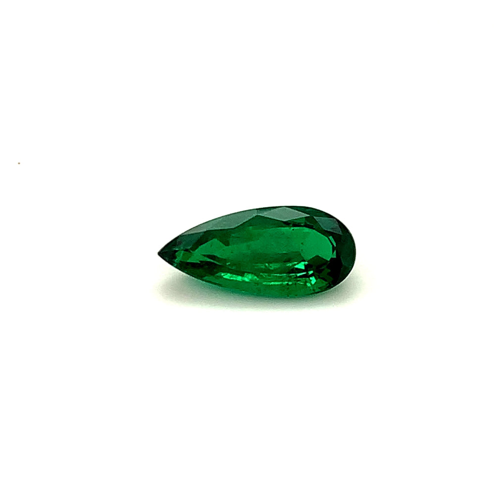 18.32x8.57x5.80mm Pear-shaped Emerald (1 pc 5.39 ct)