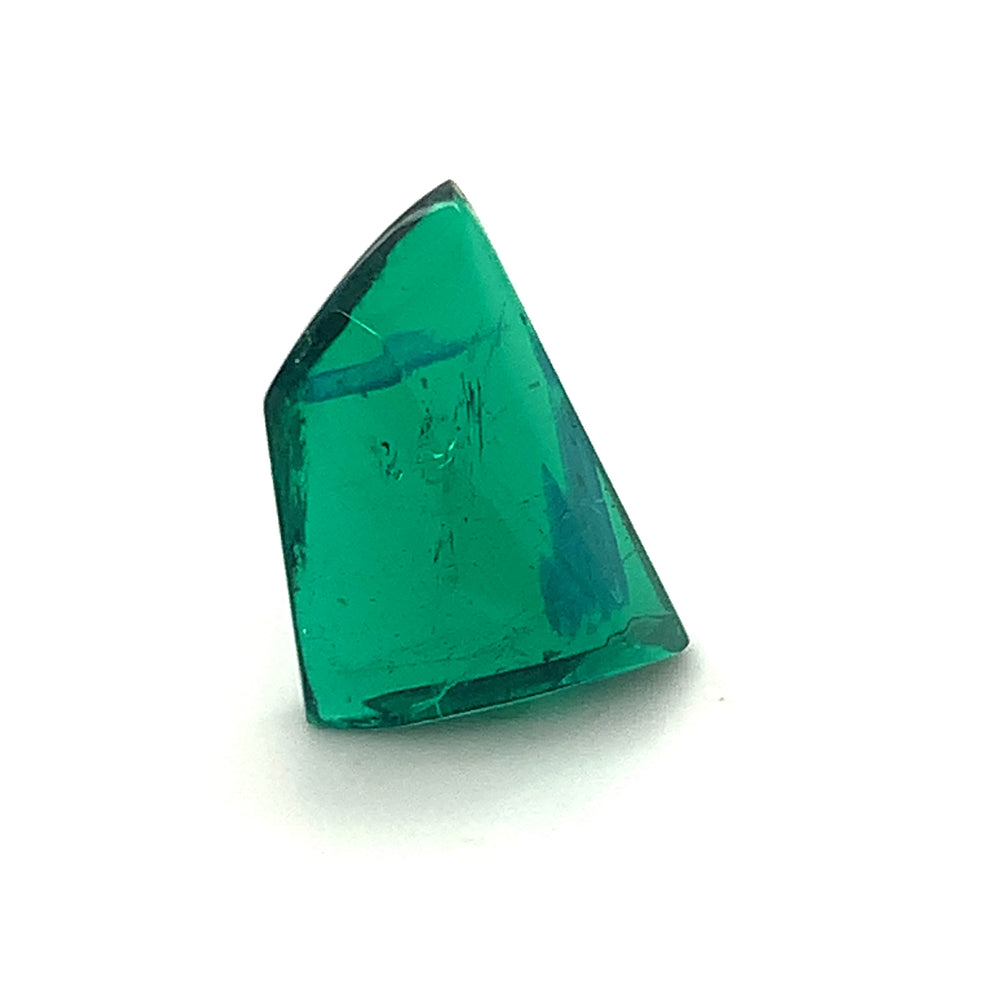 18.07x13.07x6.43mm Cab Fancy Emerald (1 pc 10.86 ct)