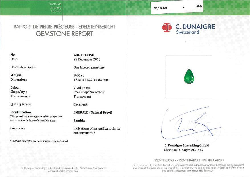 
                  
                    18.31x12.32x7.82mm Pear-shaped Emerald Pair (2 pc 20.29 ct)
                  
                