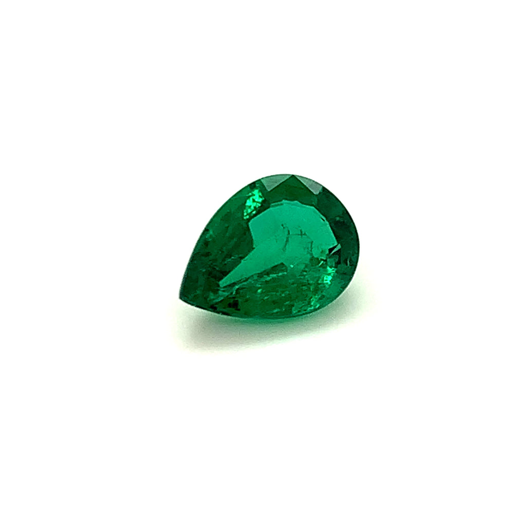 14.94x11.01x6.52mm Pear-shaped Emerald (1 pc 5.75 ct)