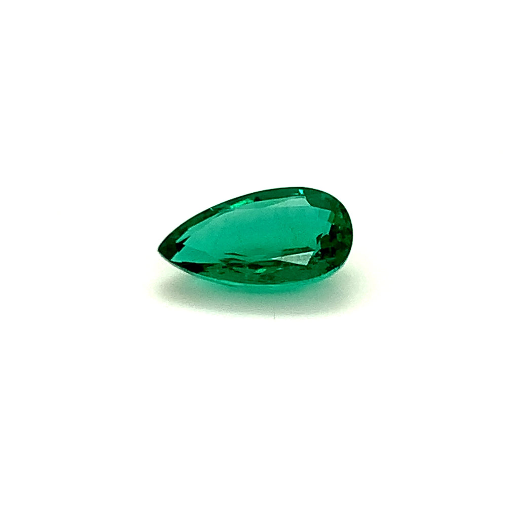 15.31x8.41x5.34mm Pear-shaped Emerald (1 pc 4.36 ct)