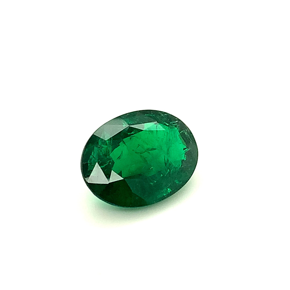 22.35x16.34x9.74mm Oval Emerald (1 pc 21.59 ct)