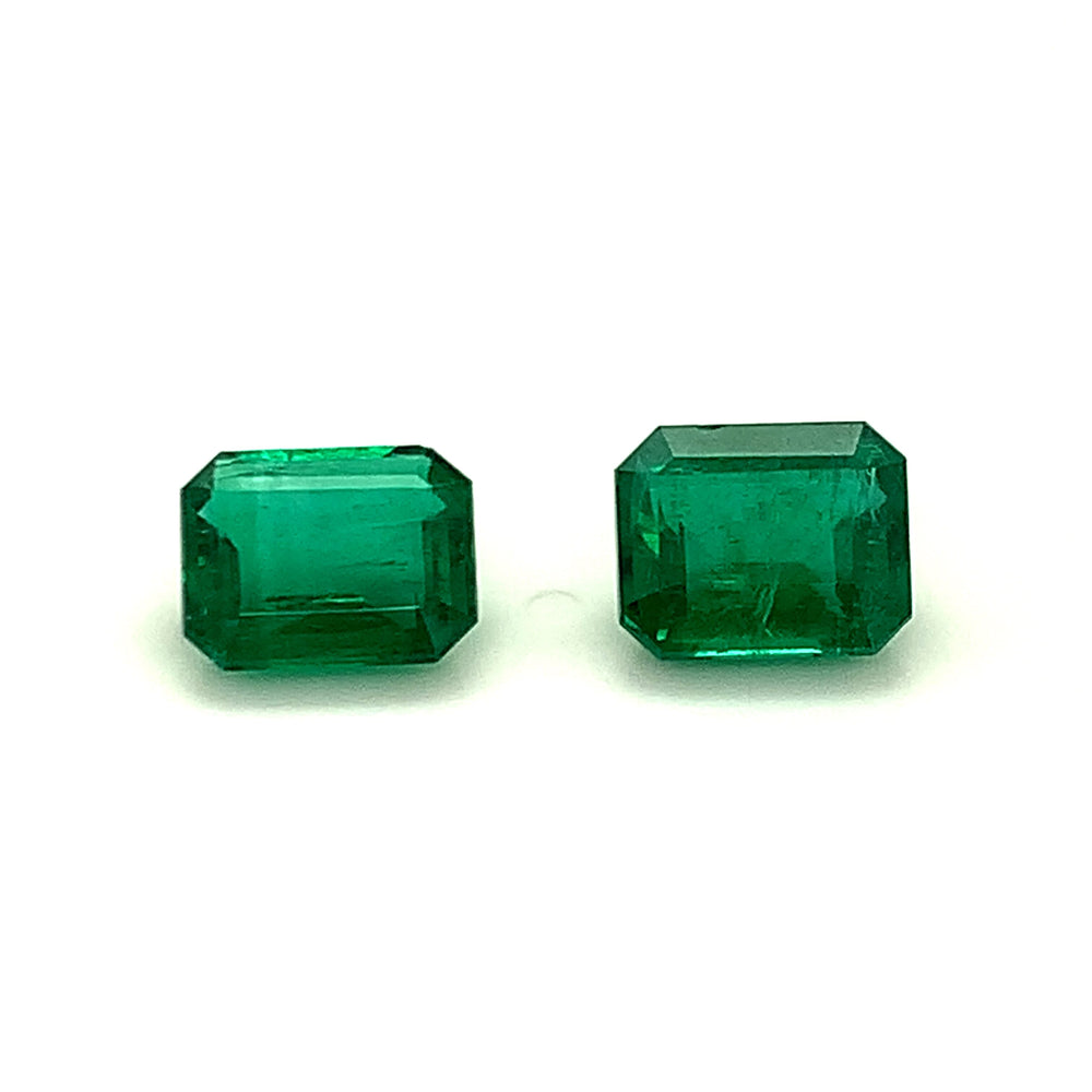 9.98x8.18x5.44mm Octagon Emerald Pair (2 pc 6.03 ct)