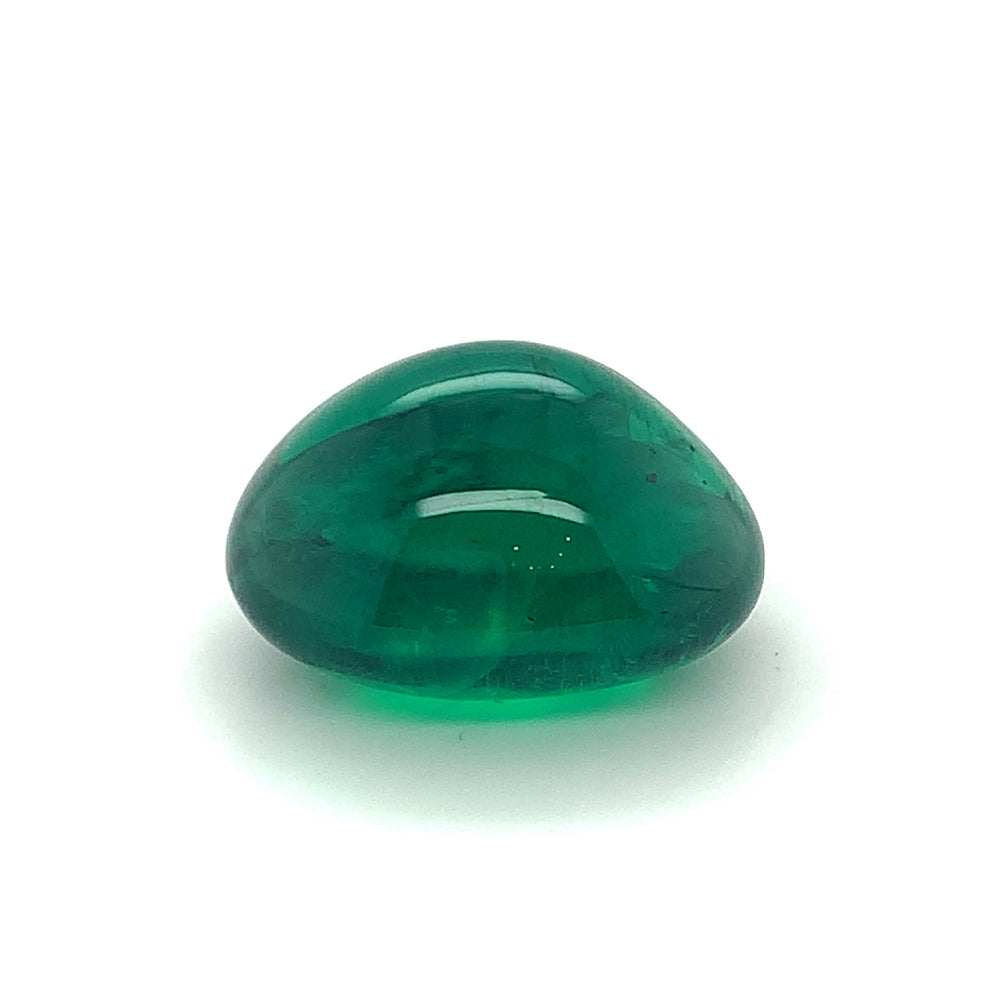 17.77x13.83x10.20mm Cab Oval Emerald Pair (2 pc 36.17 ct)