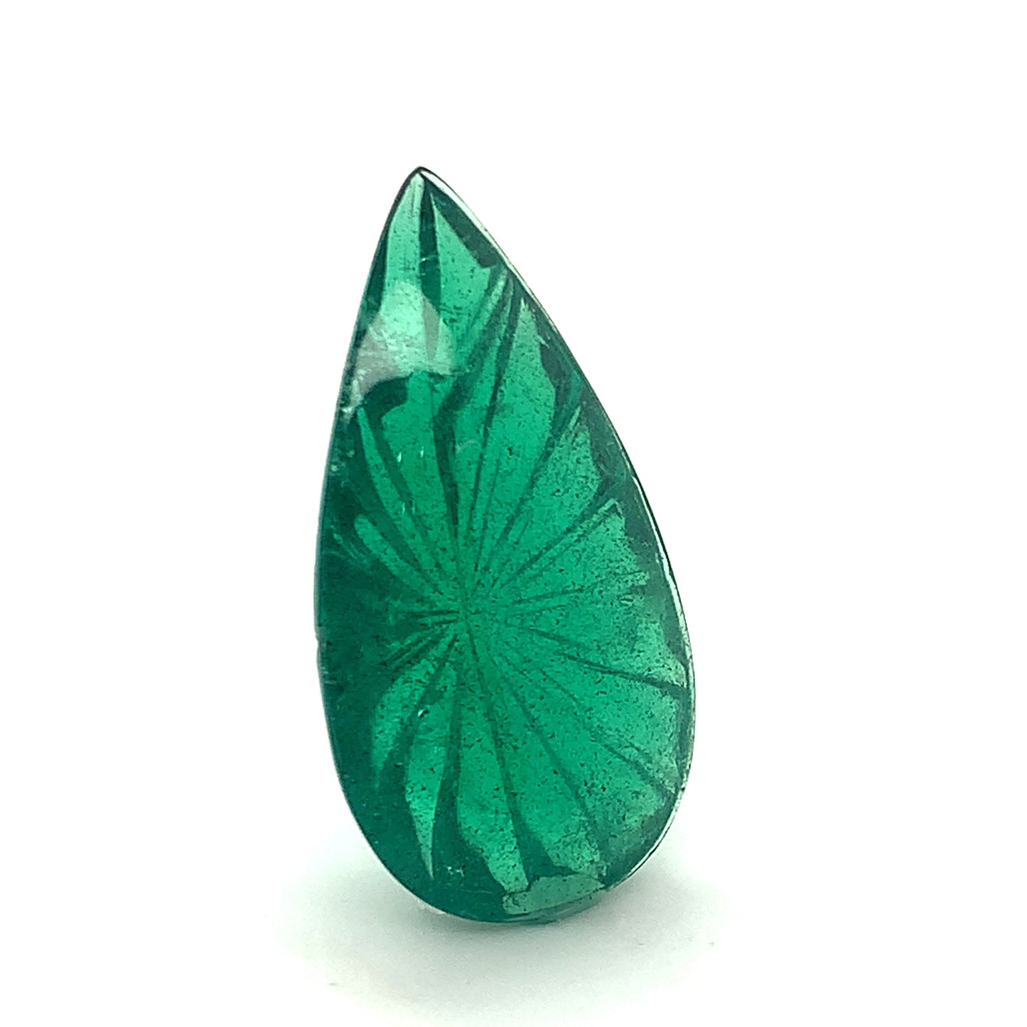 
                  
                    32.44x17.39x8.50mm Carving Emerald (1 pc 27.05 ct)
                  
                