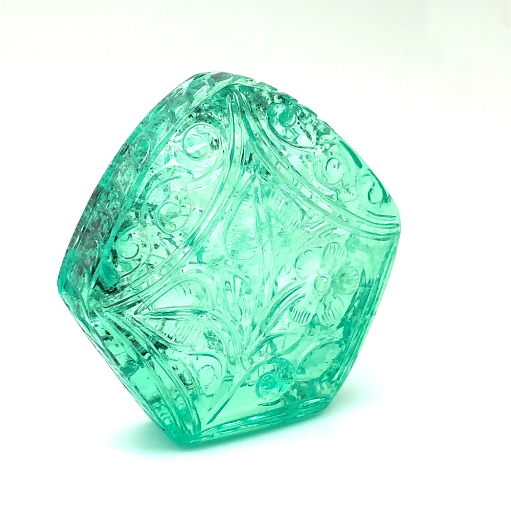 
                  
                    47.12x47.28x14.86mm Carving Emerald (1 pc 280.93 ct)
                  
                