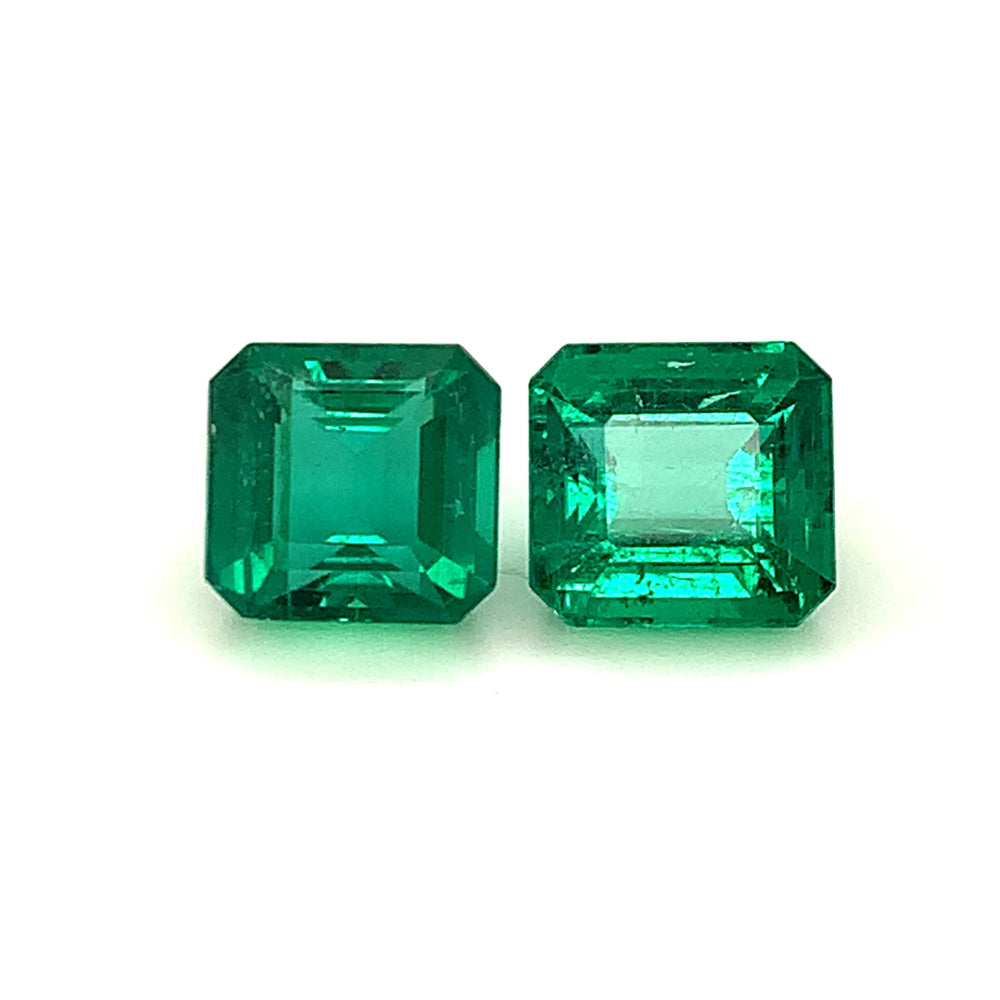 10.09x9.63x6.71mm Octagon Emerald (2 pc 10.09 ct)