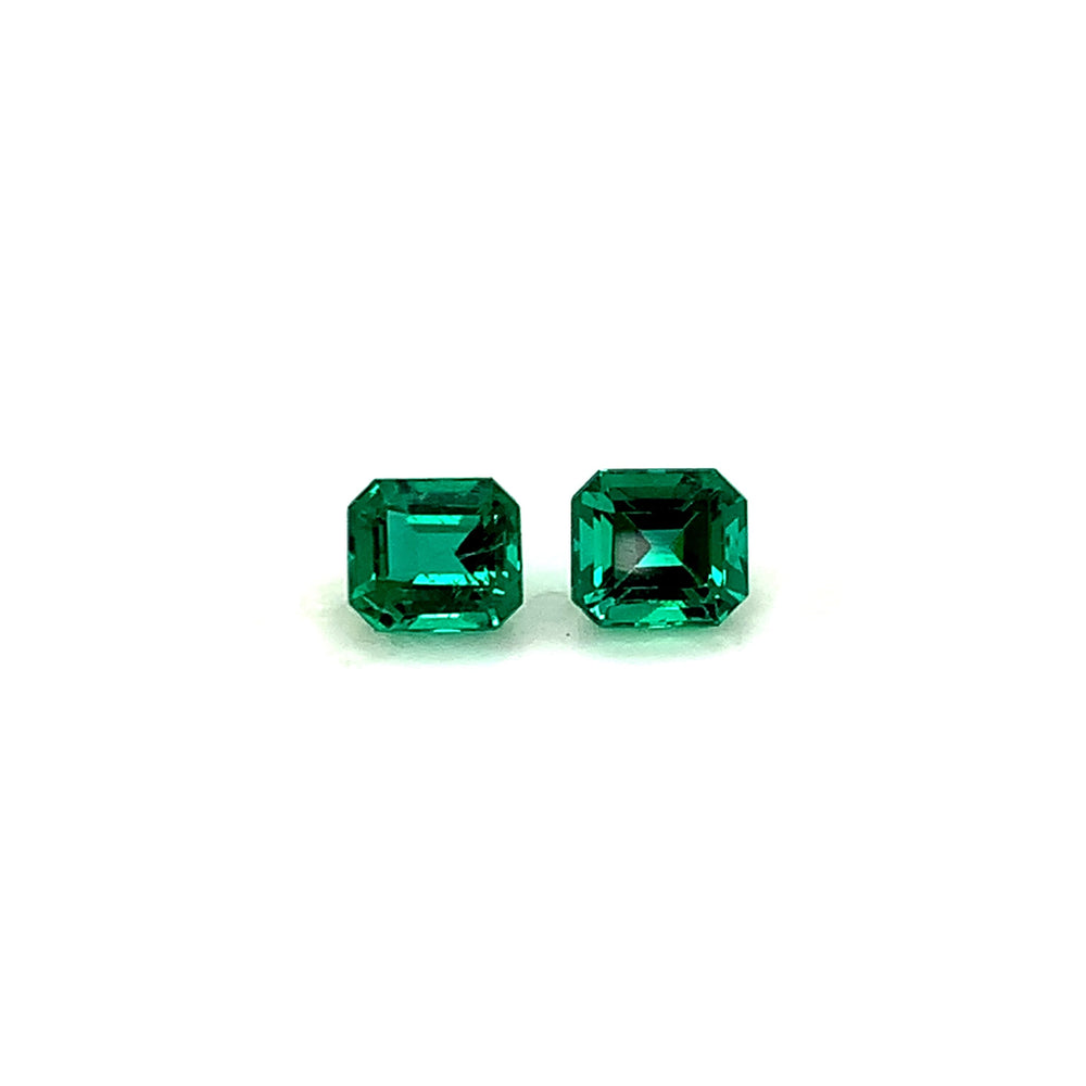 6.87x6.06x4.43mm Octagon Emerald (2 pc 2.70 ct)
