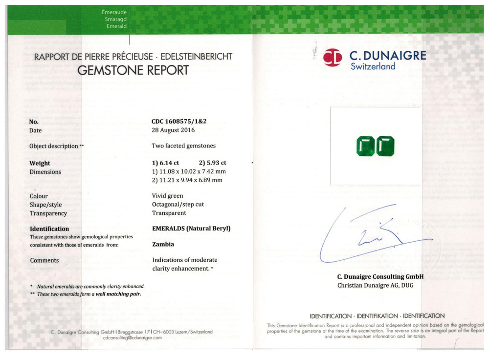 
                  
                    11.08x10.02x7.42mm Octagon Emerald (2 pc 12.07 ct)
                  
                