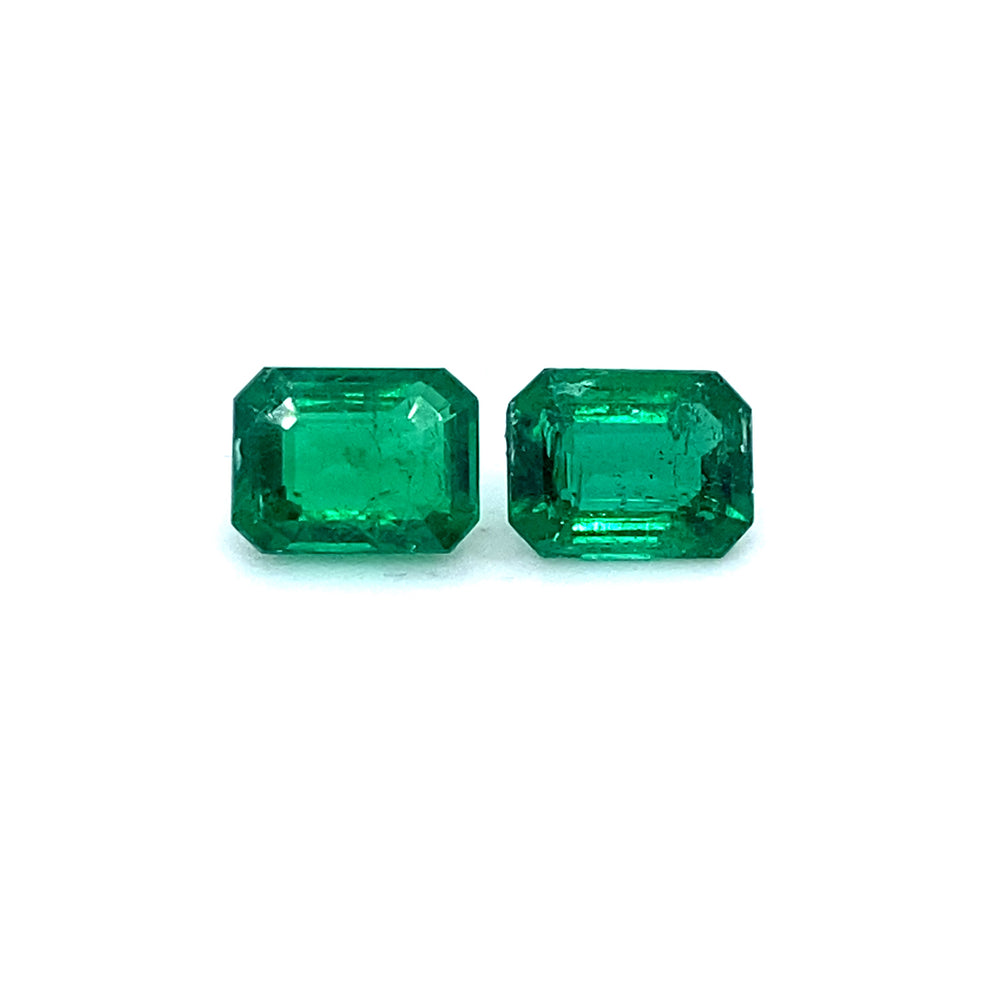 7.74x5.88x3.62mm Octagon Emerald Pair (2 pc 2.52 ct)