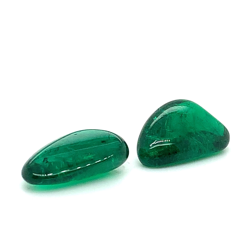 
                  
                    22.35x13.94x8.11mm Tumble Emerald Pair (2 pc 37.35 ct)
                  
                