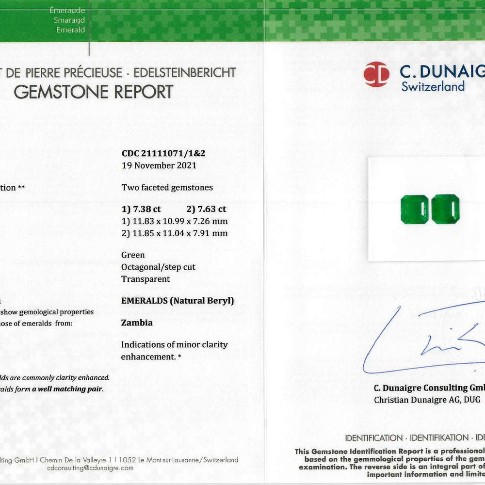 
                  
                    11.83x10.99x7.26mm Octagon Emerald (2 pc 15.01 ct)
                  
                