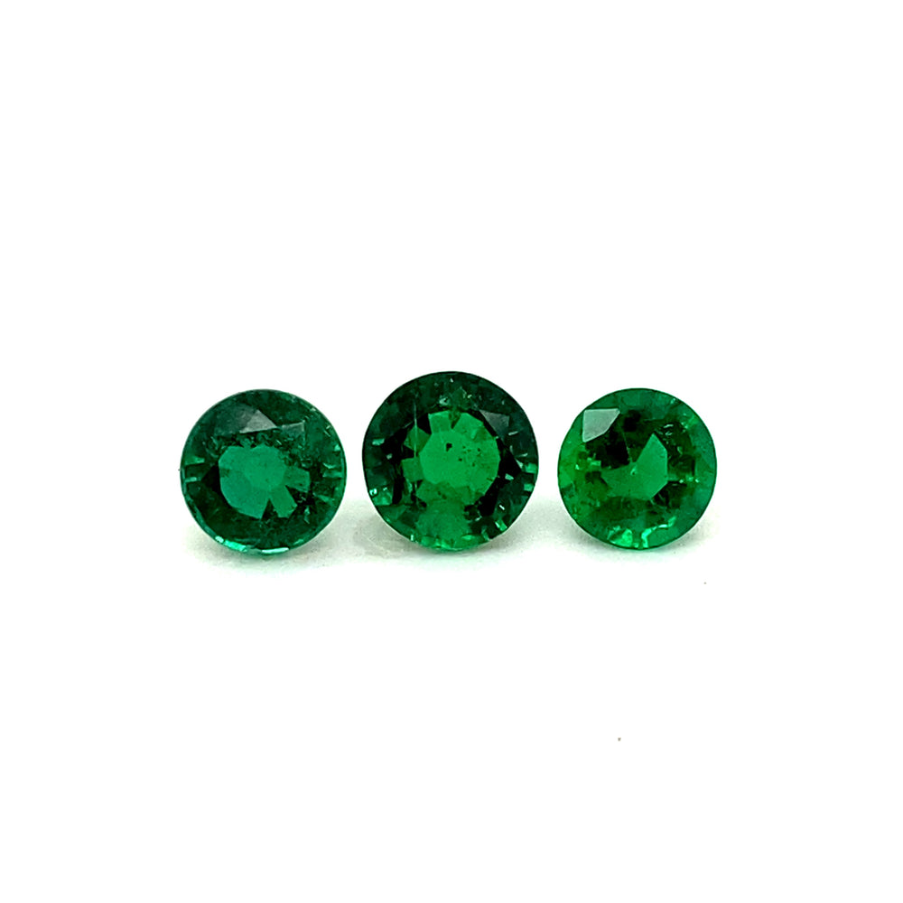 
                  
                    6.40x0.00x0.00mm Round Emerald (3 pc 3.33 ct)
                  
                