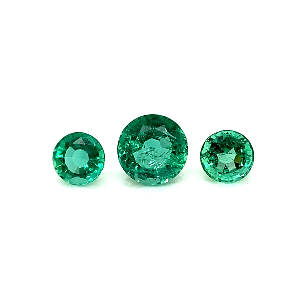 
                  
                    6.40x0.00x0.00mm Round Emerald (3 pc 4.48 ct)
                  
                