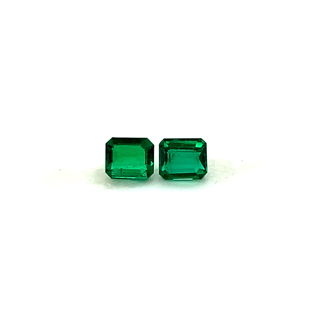 6.60x5.60x0.00mm Octagon Emerald (2 pc 2.00 ct)