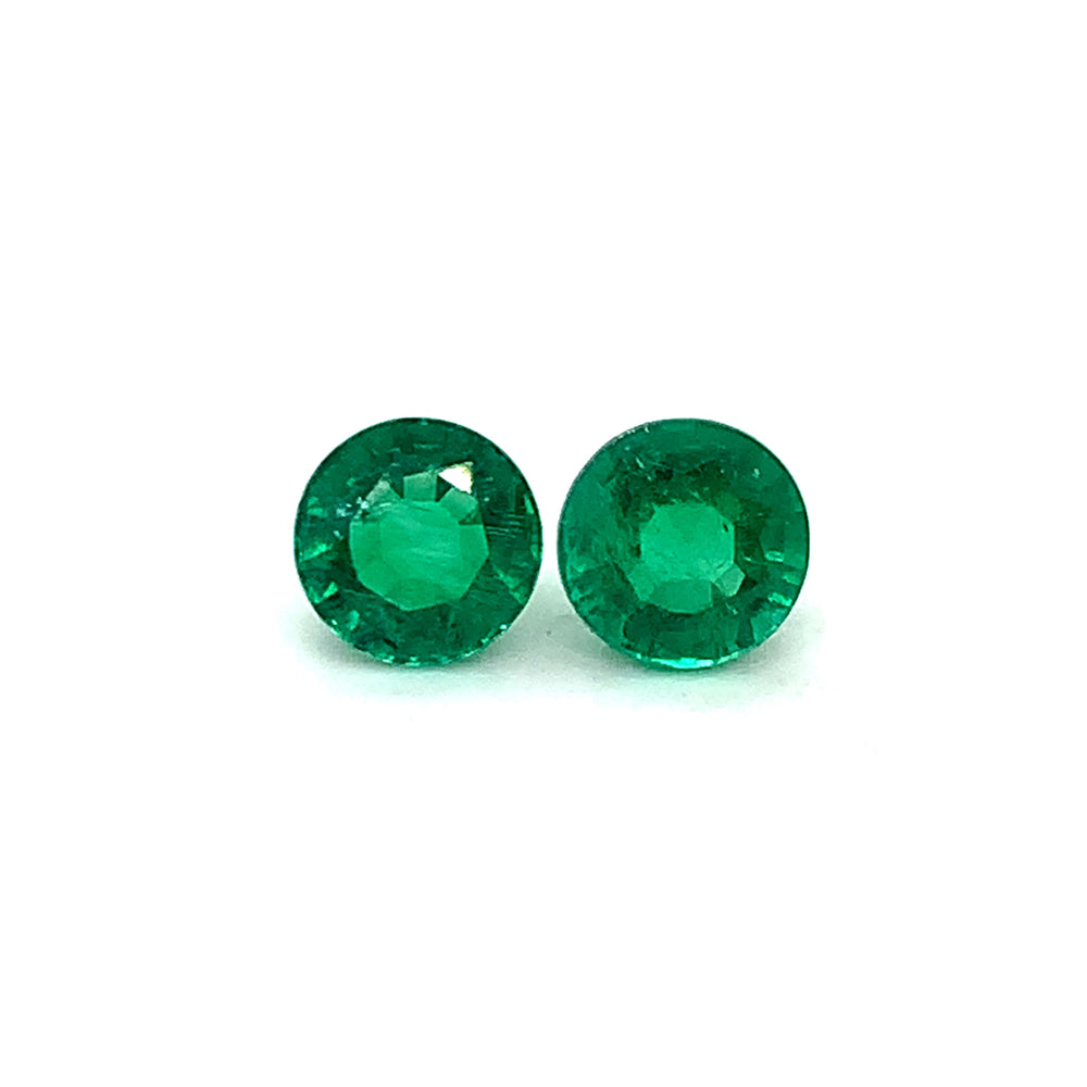 
                  
                    Round Emerald (2 pc 3.23 ct)
                  
                