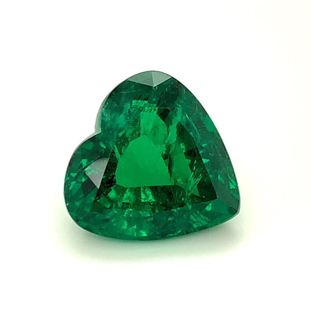19.53x19.70x11.76mm Heart-shaped Emerald (1 pc 23.02 ct)