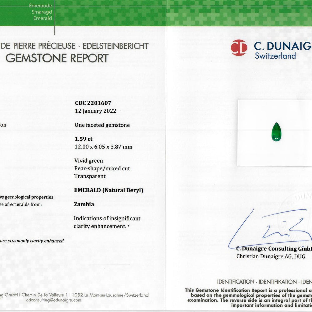 
                  
                    12.00x6.05x3.87mm Pear-shaped Emerald (2 pc 3.31 ct)
                  
                