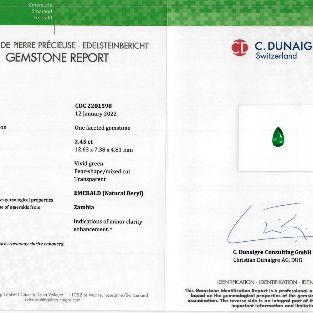 
                  
                    12.65x7.35x5.02mm Pear-shaped Emerald (2 pc 5.23 ct)
                  
                