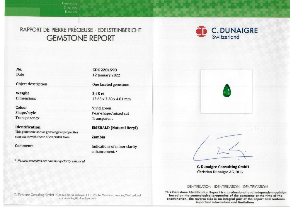 
                  
                    12.65x7.35x5.02mm Pear-shaped Emerald (2 pc 5.23 ct)
                  
                