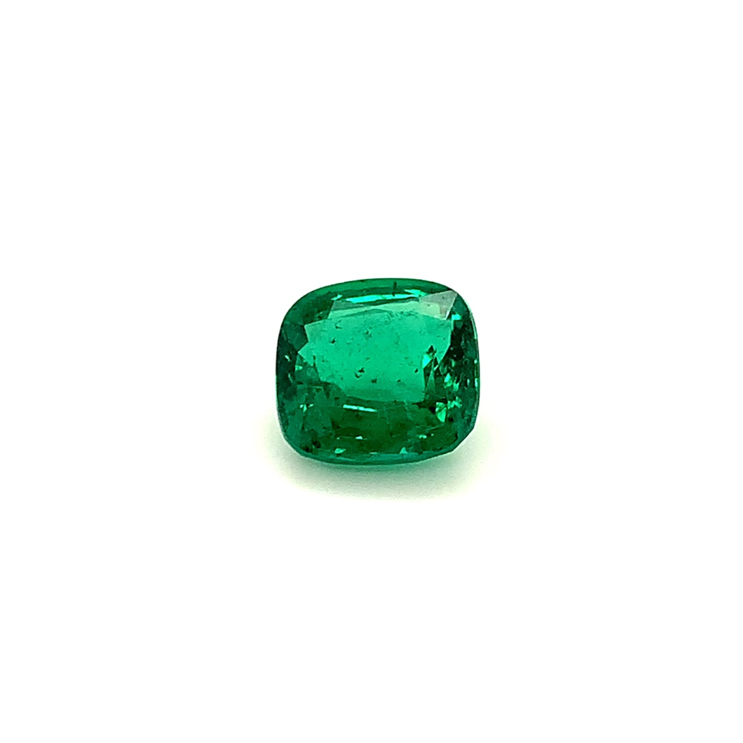 
                  
                    Load and play video in Gallery viewer, 13.96x13.42x8.08mm Cushion Emerald (1 pc 10.23 ct)
                  
                