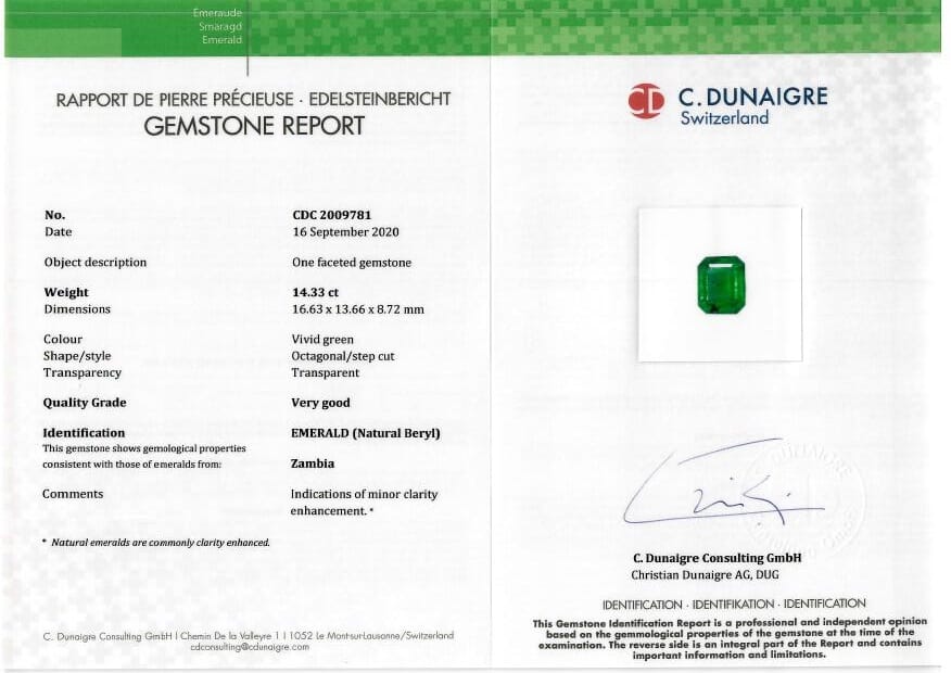 
                  
                    16.63x13.66x8.72mm Octagon Emerald (1 pc 14.33 ct)
                  
                