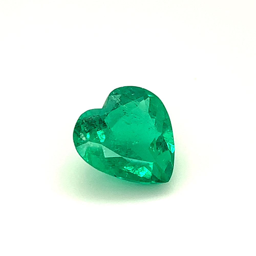 12.26x11.93x0.00mm Heart-shaped Emerald (1 pc 4.84 ct)
