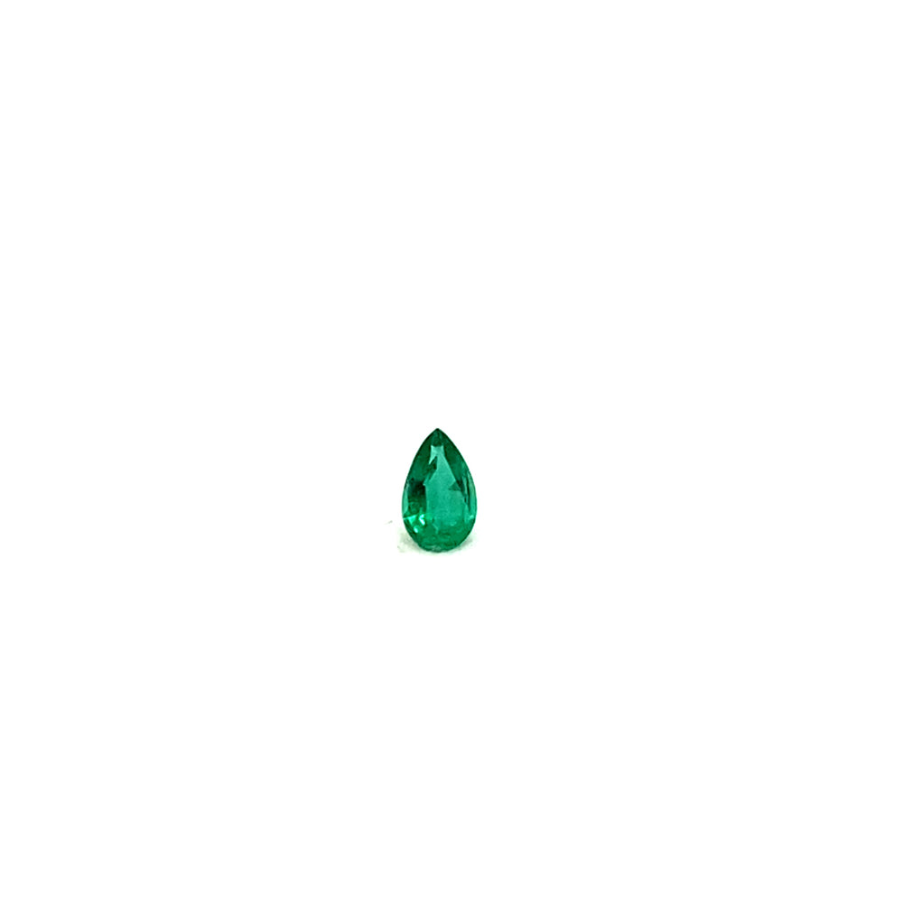 4.96x3.04x2.07mm Pear-shaped Emerald (1 pc 0.18 ct)