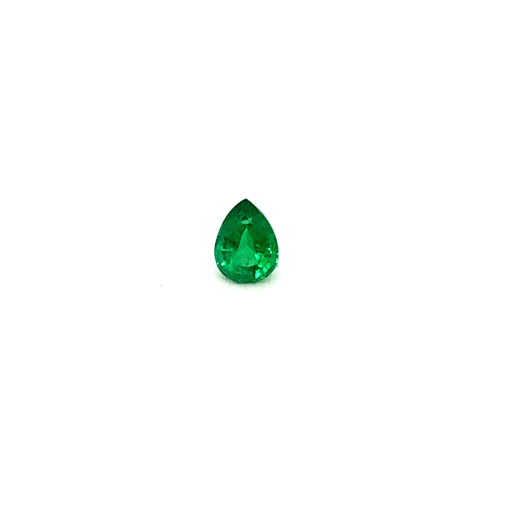 5.12x3.94x2.62mm Pear-shaped Emerald (1 pc 0.29 ct)