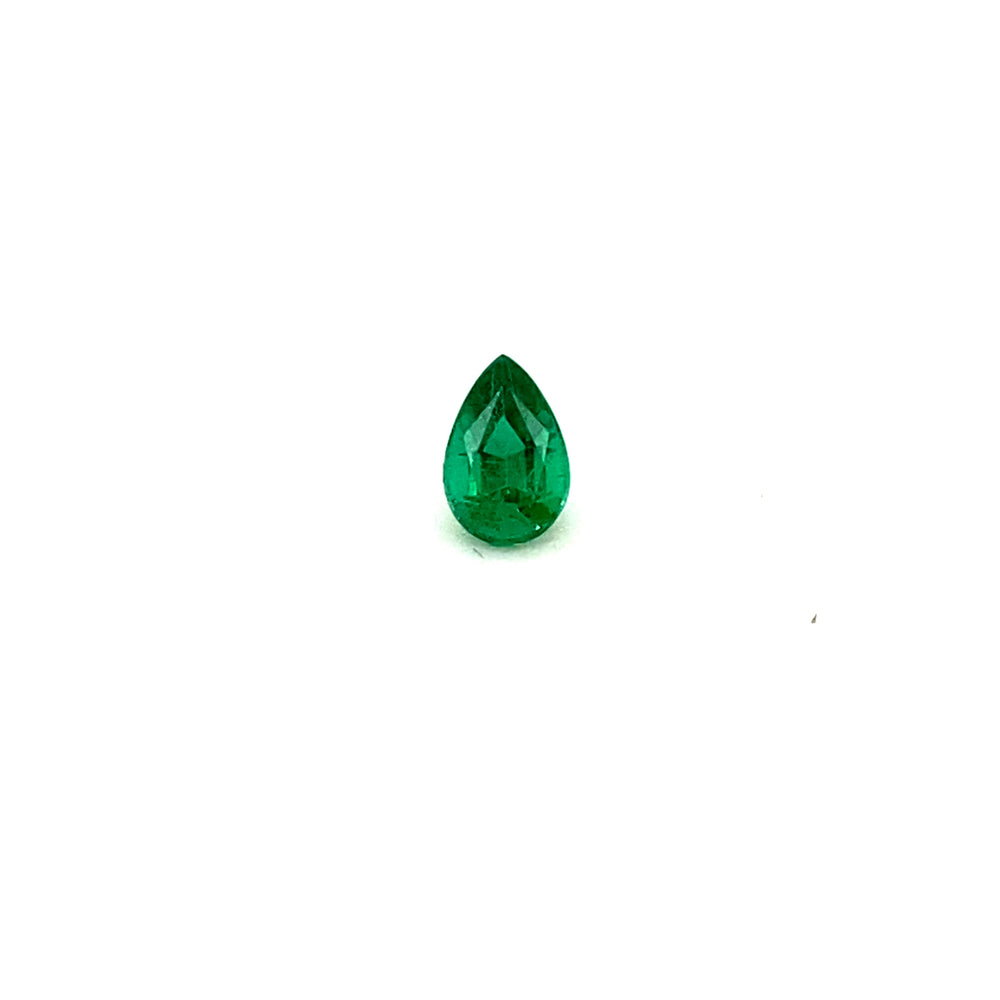 5.99x3.97x3.15mm Pear-shaped Emerald (1 pc 0.42 ct)