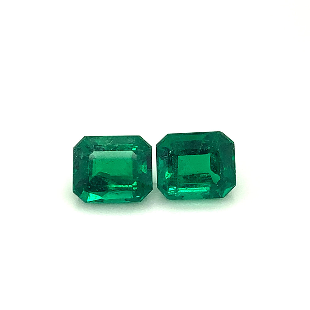 10.03x8.49x6.28mm Octagon Emerald (2 pc 7.45 ct)
