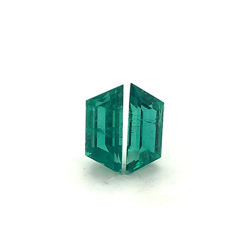 Fancy Cut Emerald (2 pc 4.50 ct)