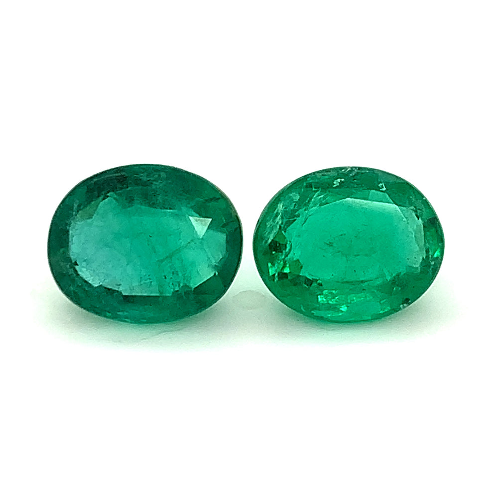 Oval Emerald (2 pc 6.79 ct)