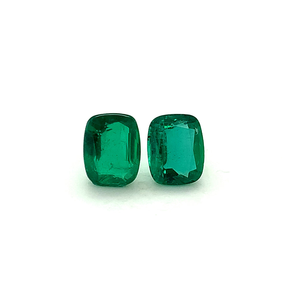 9.17x7.37x4.43mm Cushion Emerald Pair (1 pc 2.20 ct)