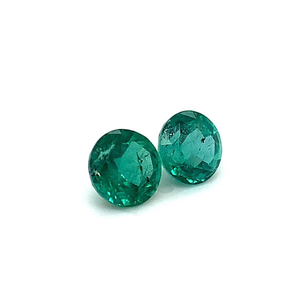 
                  
                    Round Emerald (2 pc 4.10 ct)
                  
                